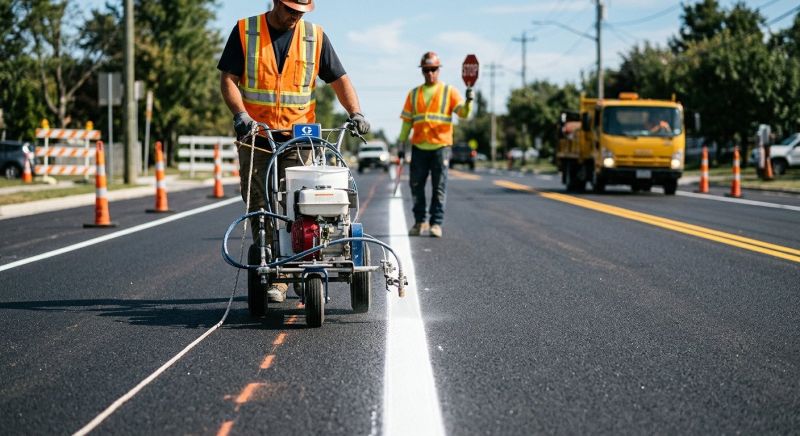 Asphalt Marking in Palm Springs, CA