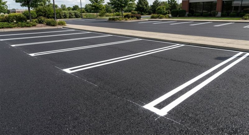 Commercial Asphalt Painting in Canton, GA