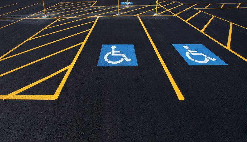 Disability Parking Marking in Canton, GA
