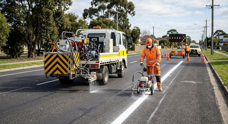 Lane Marking Service in Gwinnett County, GA