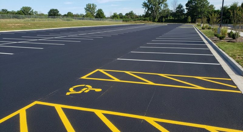 Parking Space Marking in Katy, TX