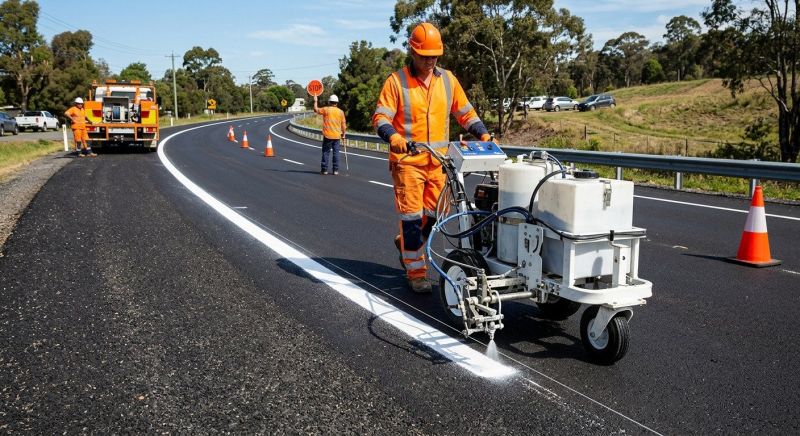 Pavement Marking Service in Palm Springs, CA